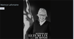 Desktop Screenshot of marie-jo-lafontaine.com